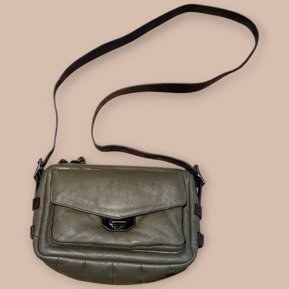 rag & bone Handbags - Rag & Bone Small Field puffer Messenger In olive